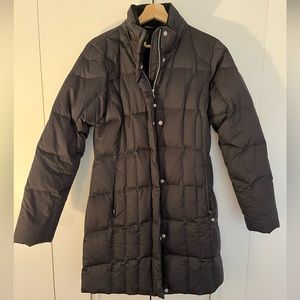 Black Eddie Bauer parka- goose down puffer, Women’s Small